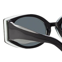 Thumbnail for Matthew Williamson x Linda Farrow Black Sunglasses