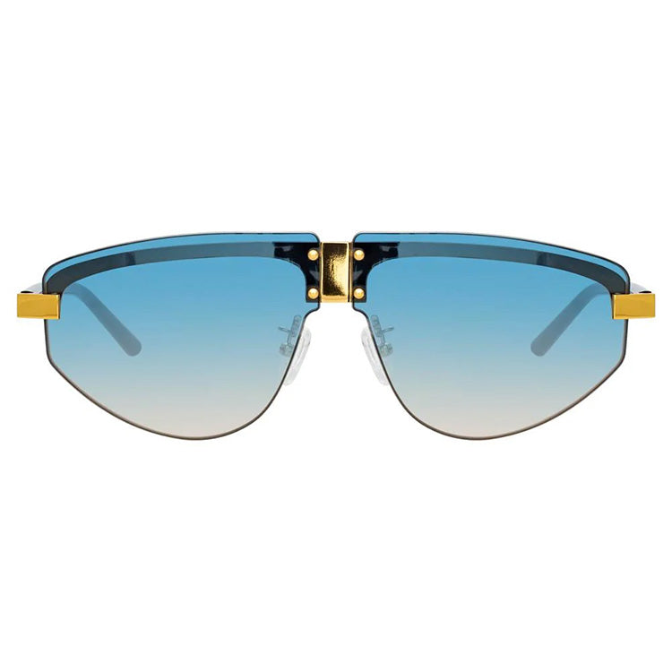 Matthew Williamson x Linda Farrow Blue Sunglasses