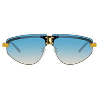 Thumbnail for Matthew Williamson x Linda Farrow Blue Sunglasses