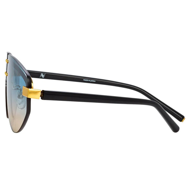 Matthew Williamson x Linda Farrow Blue Sunglasses