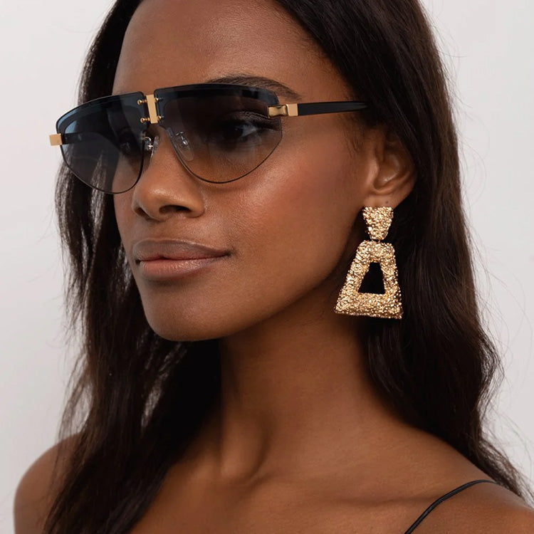 Matthew Williamson x Linda Farrow Blue Sunglasses