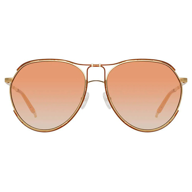 Matthew Williamson x Linda Farrow Orange Sunglasses