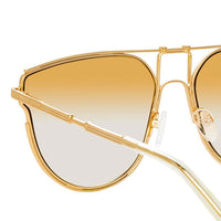 Thumbnail for Matthew Williamson x Linda Farrow yellow Sunglasses