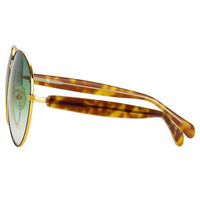 Thumbnail for Matthew Williamson x Linda Farrow Green Sunglasses