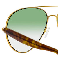 Thumbnail for Matthew Williamson x Linda Farrow Green Sunglasses