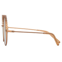 Thumbnail for Matthew Williamson x Linda Farrow Gold Sunglasses