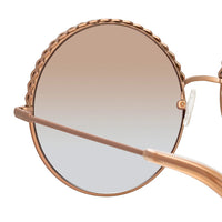 Thumbnail for Matthew Williamson x Linda Farrow Gold Sunglasses