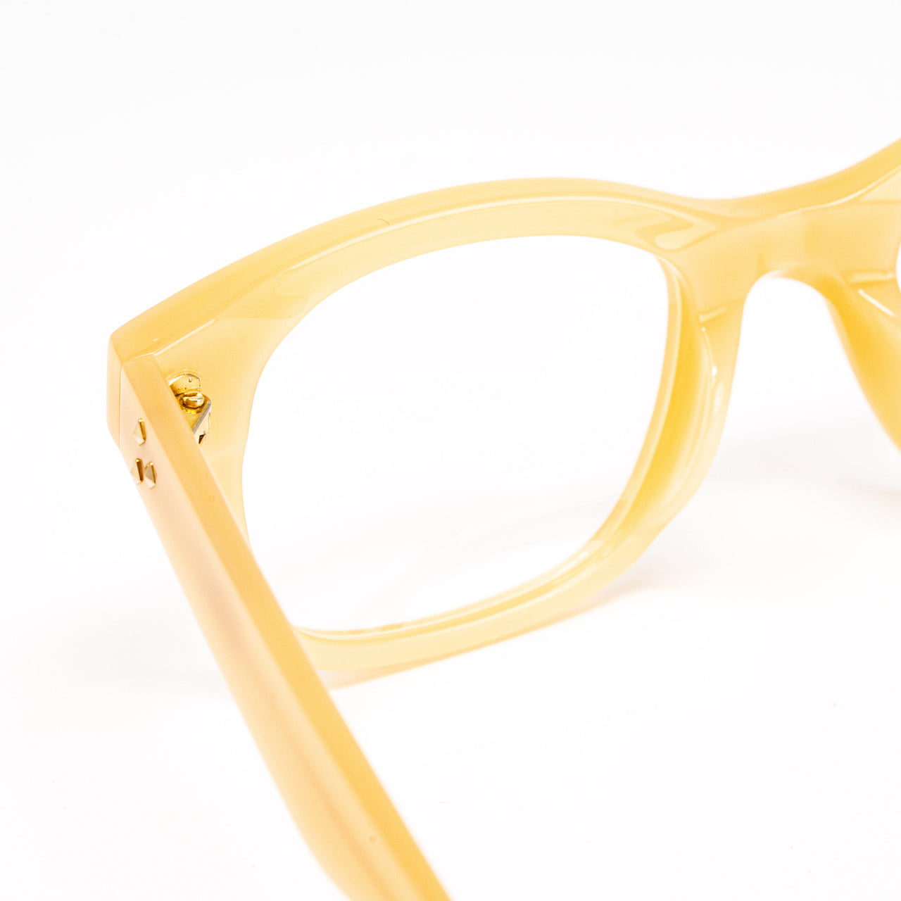 Matthew Williamson x Linda Farrow Honey Yellow Eyeglasses