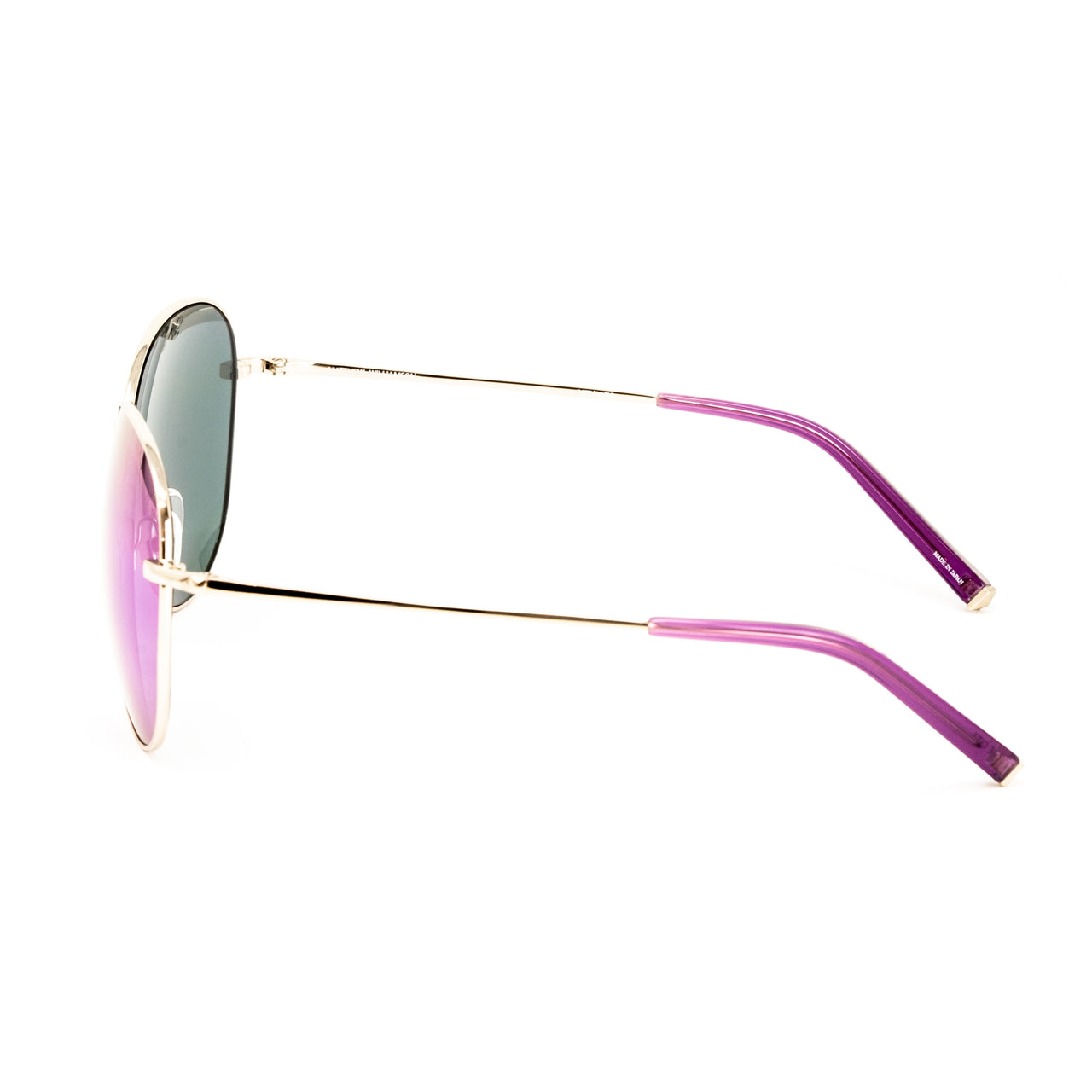 Matthew Williamson x Linda Farrow Purple/Gold Sunglasses