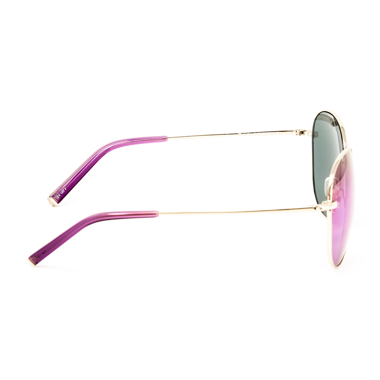 Matthew Williamson x Linda Farrow Purple/Gold Sunglasses