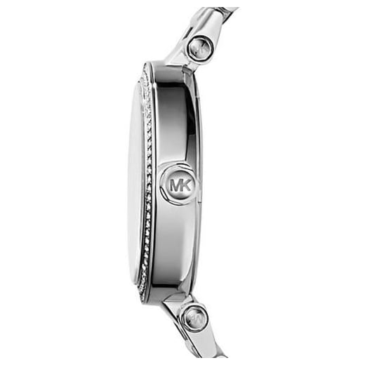 Michael Kors Ladies Watch Parker Silver Gem Set MK5925