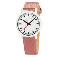 Thumbnail for Mondaine Watch Essence White Pink
