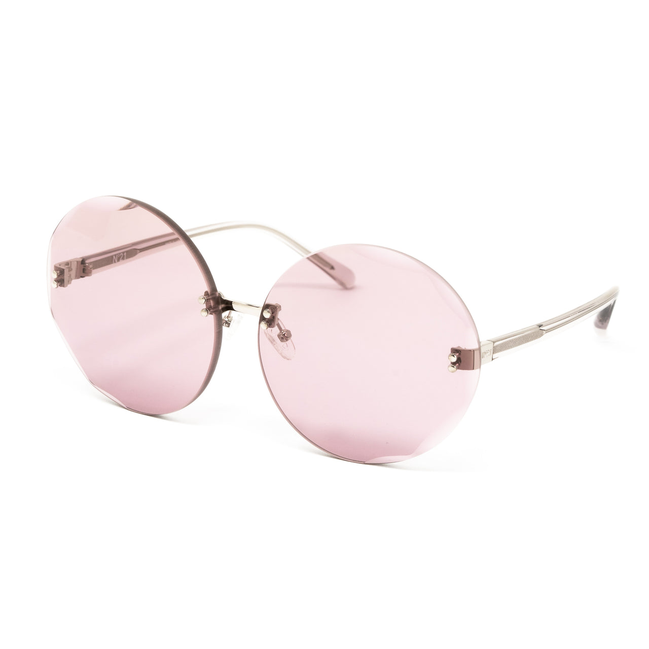 NO 21 x Linda Farrow Pink Sunglasses