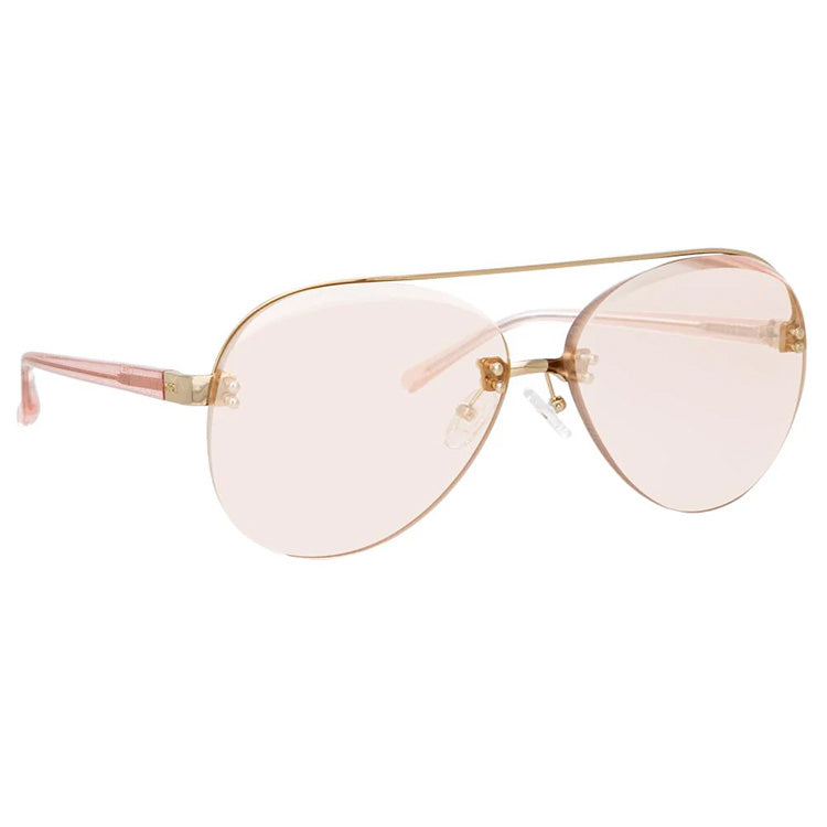 NO 21 x Linda Farrow Pink Sunglasses