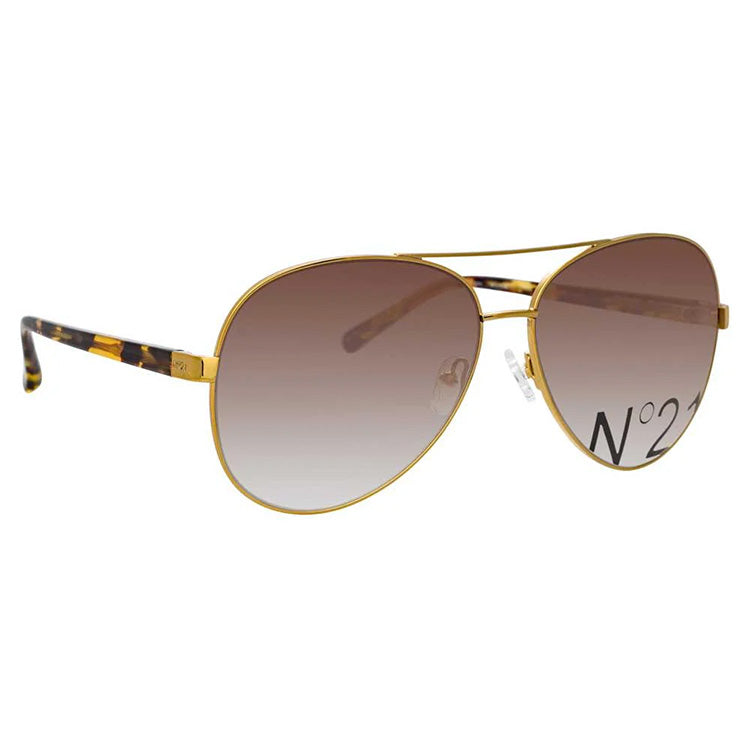 NO 21 x Linda Farrow Tortoiseshell Sunglasses