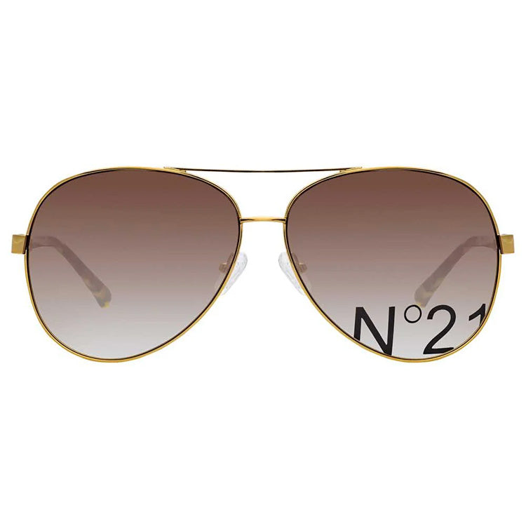 NO 21 x Linda Farrow Tortoiseshell Sunglasses