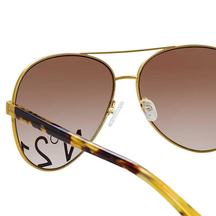 NO 21 x Linda Farrow Tortoiseshell Sunglasses