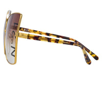 Thumbnail for NO 21 x Linda Farrow Brown Sunglasses