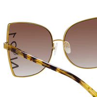 Thumbnail for NO 21 x Linda Farrow Brown Sunglasses