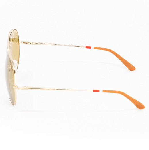 Orlebar Brown x Linda Farrow Yellow Sunglasses