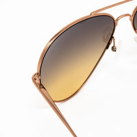 Thumbnail for Orlebar Brown x Linda Farrow Rose gold Sunglasses
