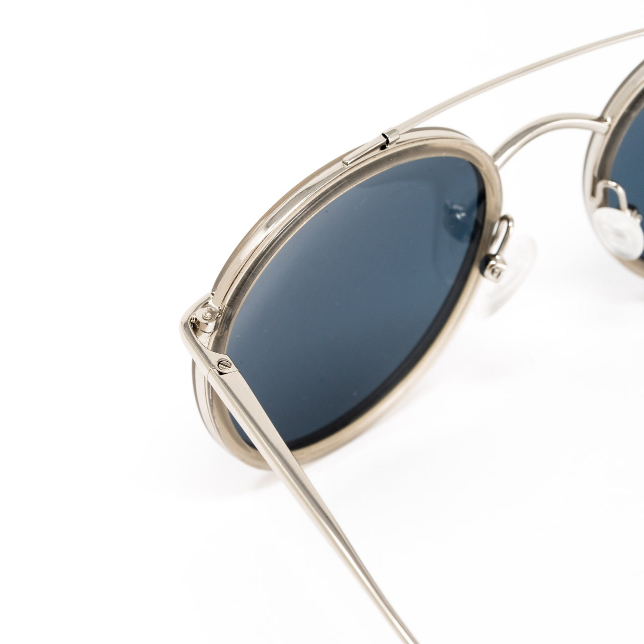 Orlebar Brown x Linda Farrow Blue Sunglasses