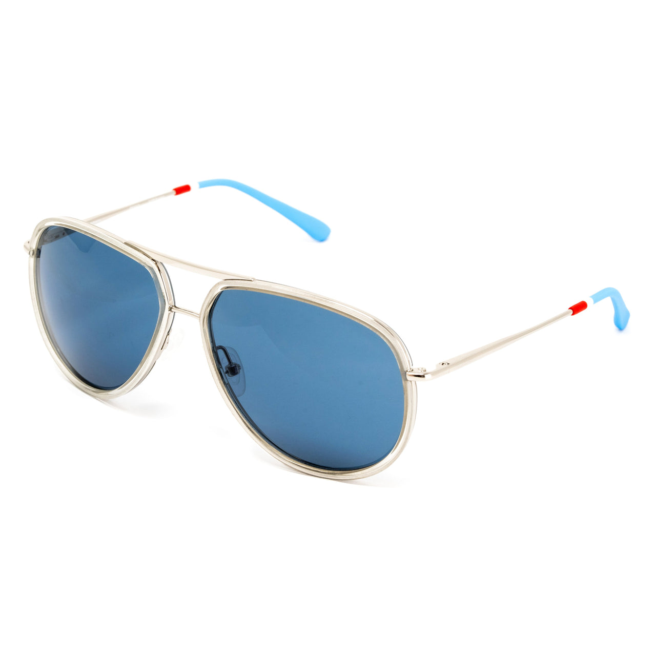 Orlebar Brown x Linda Farrow Clear Sunglasses