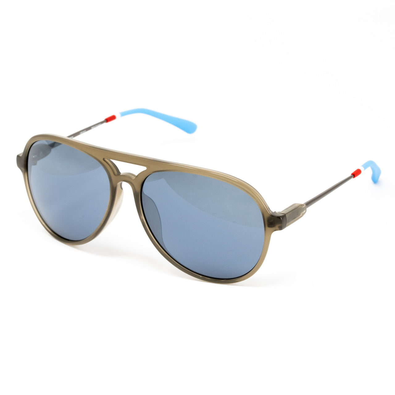 Orlebar Brown x Linda Farrow Khaki Sunglasses