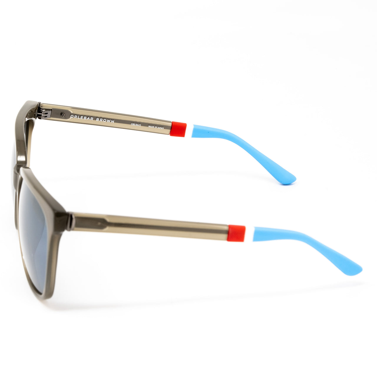 Orlebar Brown x Linda Farrow Brown Sunglasses