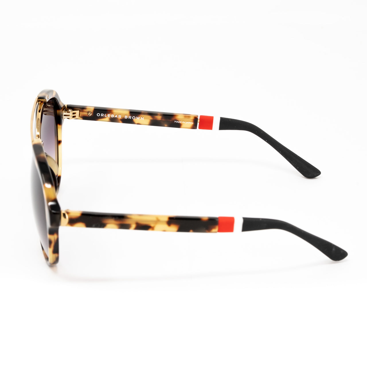 Orlebar Brown x Linda Farrow Tortoiseshell Sunglasses
