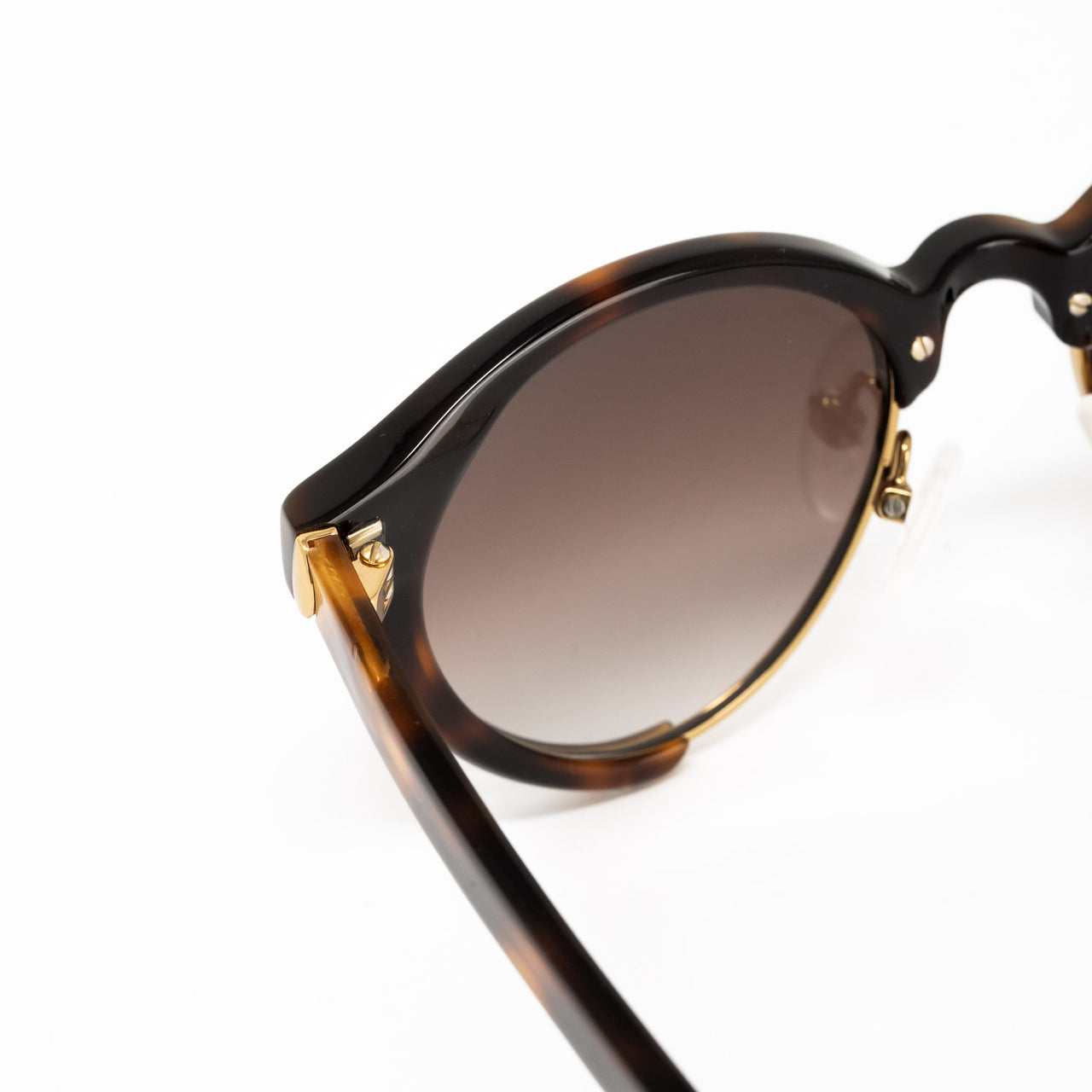 Orlebar Brown x Linda Farrow Tortoiseshell Sunglasses