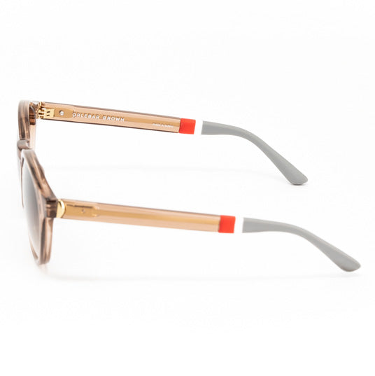 Orlebar Brown x Linda Farrow Brown Sunglasses