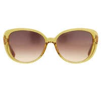 Thumbnail for Oscar De La Renta x Linda Farrow Honey-toned Sunglasses