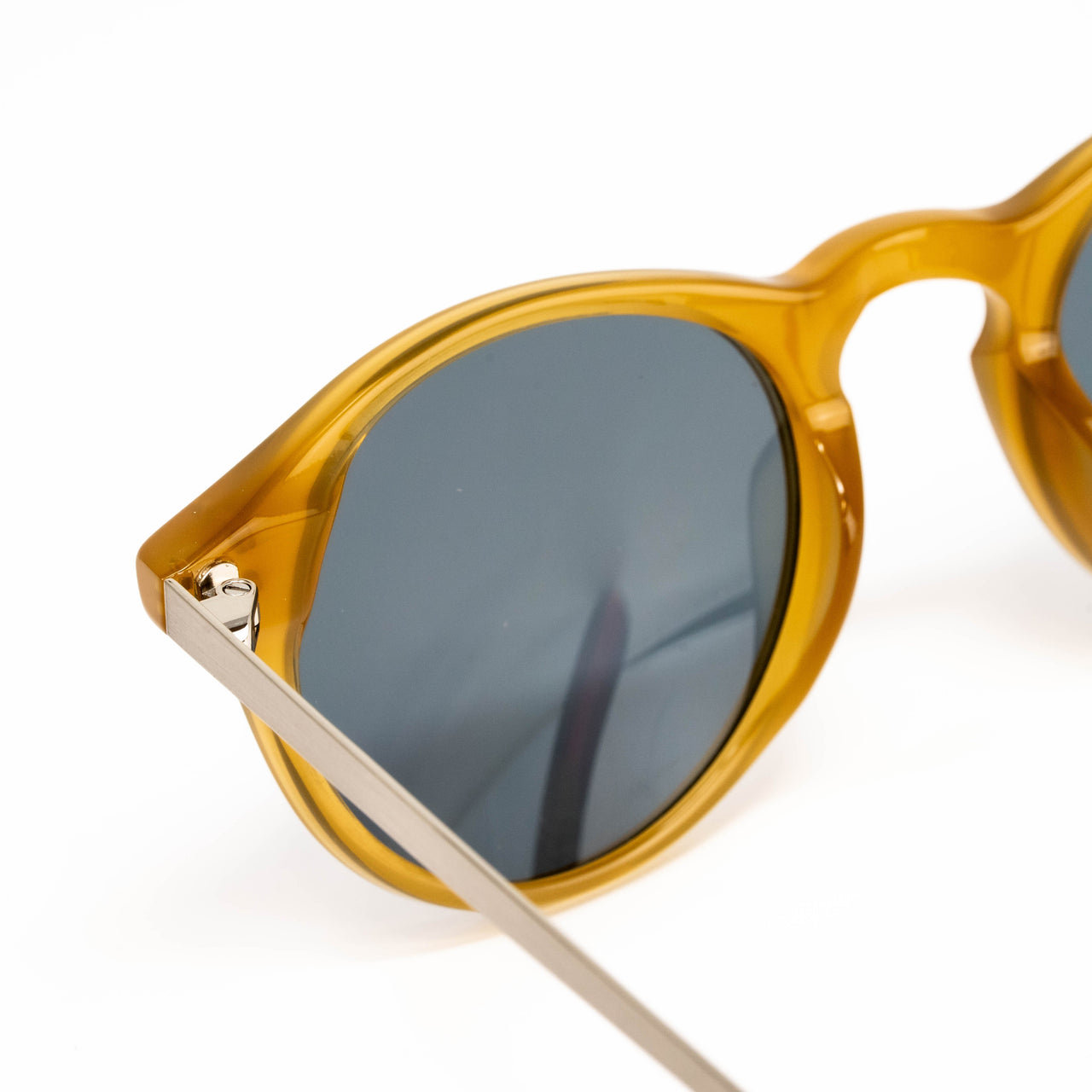 Oliver Spencer x Linda Farrow Yellow Sunglasses