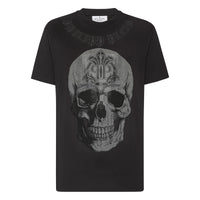 Thumbnail for Philipp Plein Round Neck SS Gothic Banner T-Shirt Size XL