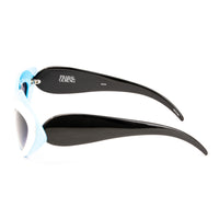 Thumbnail for Prabal Gurung x Linda Farrow Cat Eye Pop Art White Blue Polarised Sunglasses