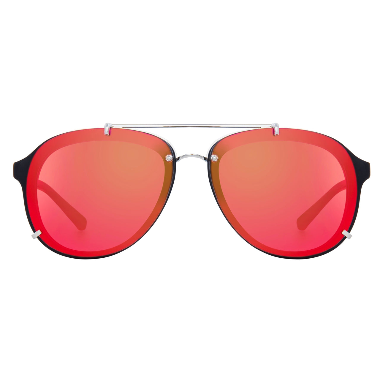 Phillip Lim x Linda Farrow Orange Mirror Sunglasses