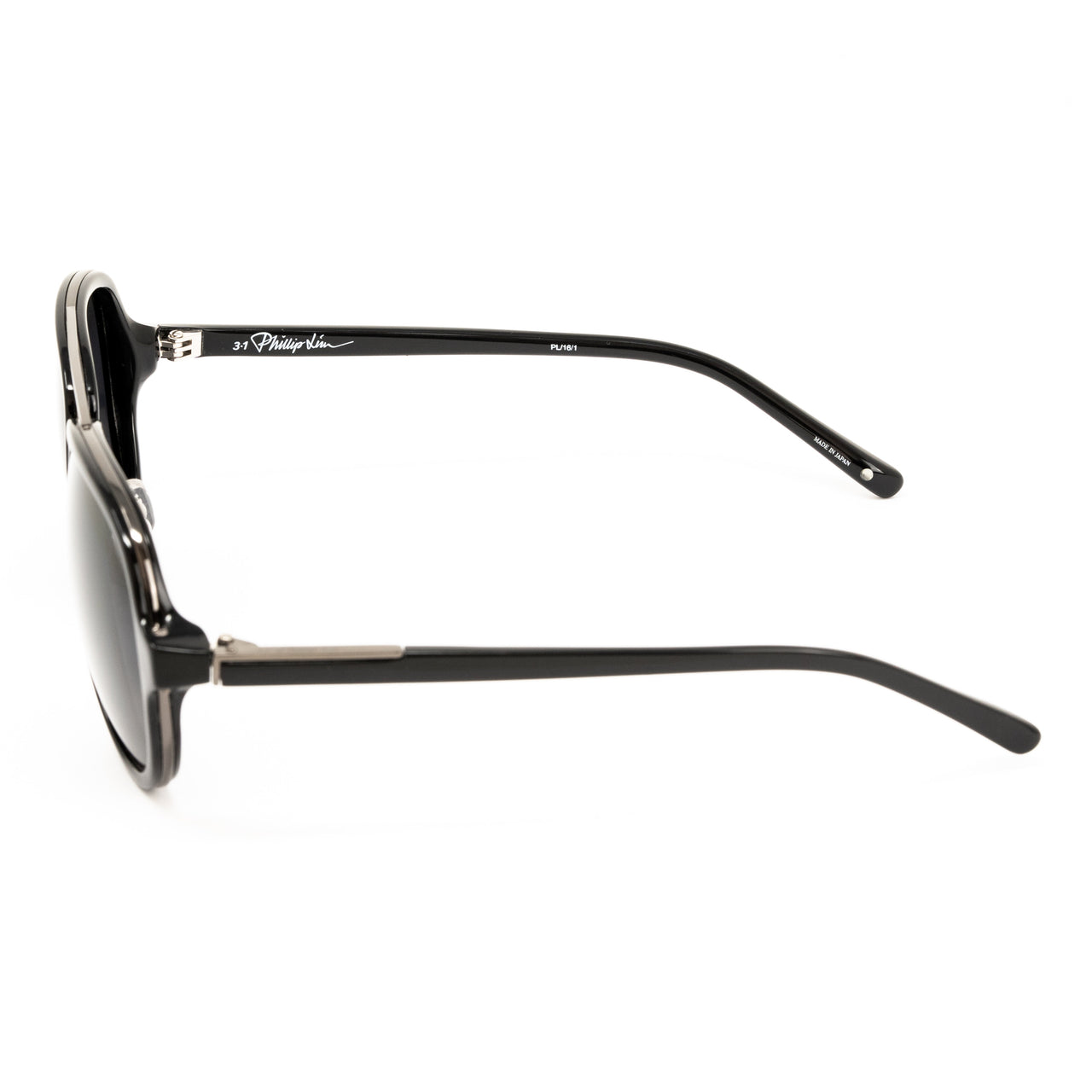 Phillip Lim x Linda Farrow Black Sunglasses