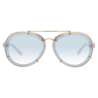 Thumbnail for Phillip Lim x Linda Farrow White Blue Sunglasses
