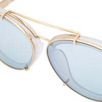 Thumbnail for Phillip Lim x Linda Farrow White Blue Sunglasses