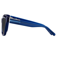 Thumbnail for Phillip Lim x Linda Farrow Black Blue Sunglasses