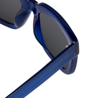 Thumbnail for Phillip Lim x Linda Farrow Black Blue Sunglasses