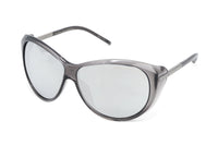 Thumbnail for Porsche Design Ladies Sunglasses Oversized Cat Eye Dark Grey Mirror P8602 A