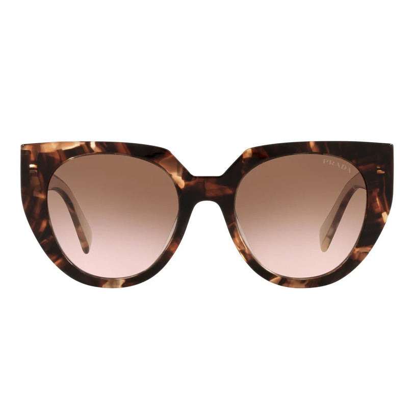Prada Women's Caramel Tortoise Oversized Square Sunglasses PR15WF