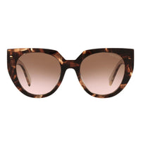 Thumbnail for Prada Women's Caramel Tortoise Oversized Square Sunglasses PR15WF