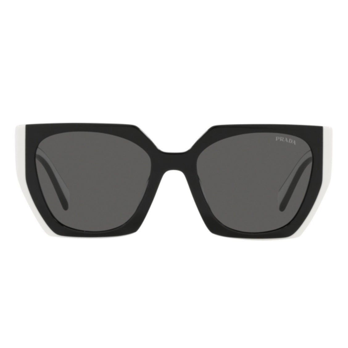 Prada Women's Black Talc Rectangle Sunglasses PR15WS