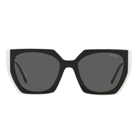 Thumbnail for Prada Women's Black Talc Rectangle Sunglasses PR15WS