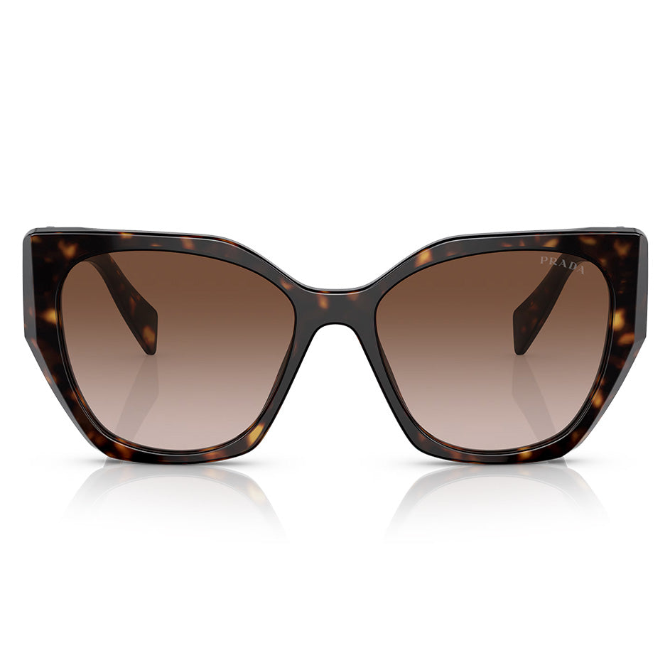 Prada Women's Tortoiseshell Oversized Rectangle Sunglasses PR19ZS