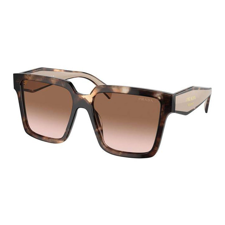 Prada Women's Caramel Tortoise Rectangle Sunglasses PR24ZS