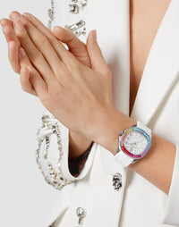 Thumbnail for Philipp Plein High-Conic Ladies  White Watch PWTAA0223